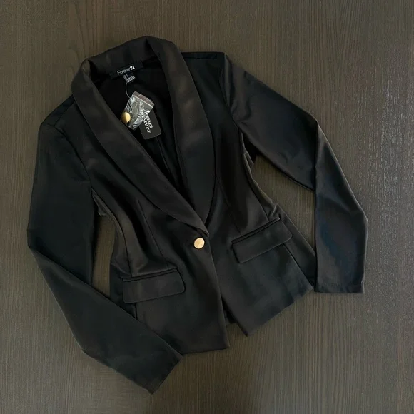 Forever 21 Black Blazer - Picture 8 of 8